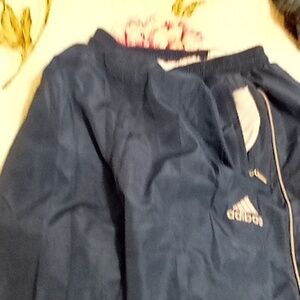 Mens blue and gray adidas xxxxl sweatpants